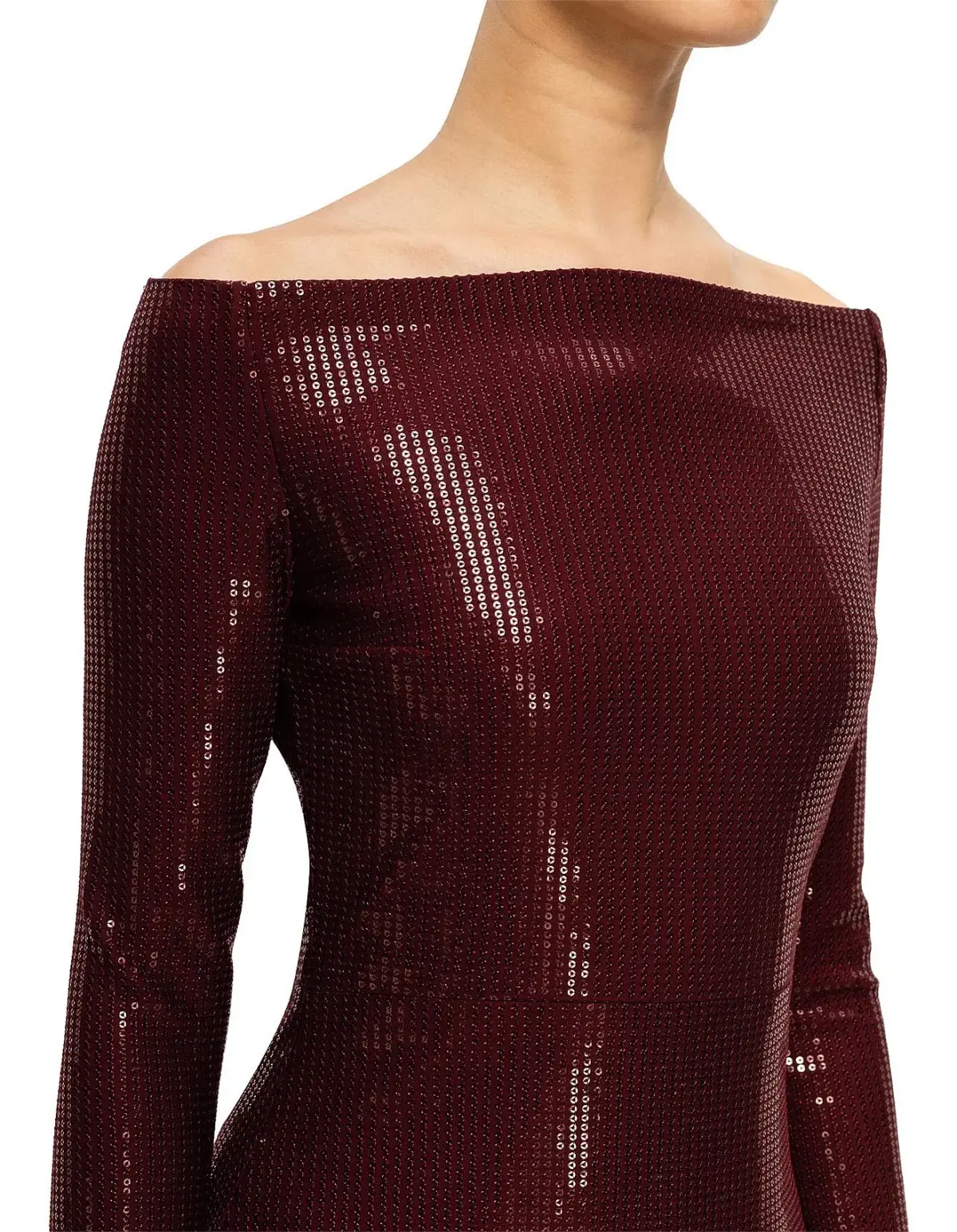 Solace London Ruby Maxi Dress Aubergine Size 16 - Image 2