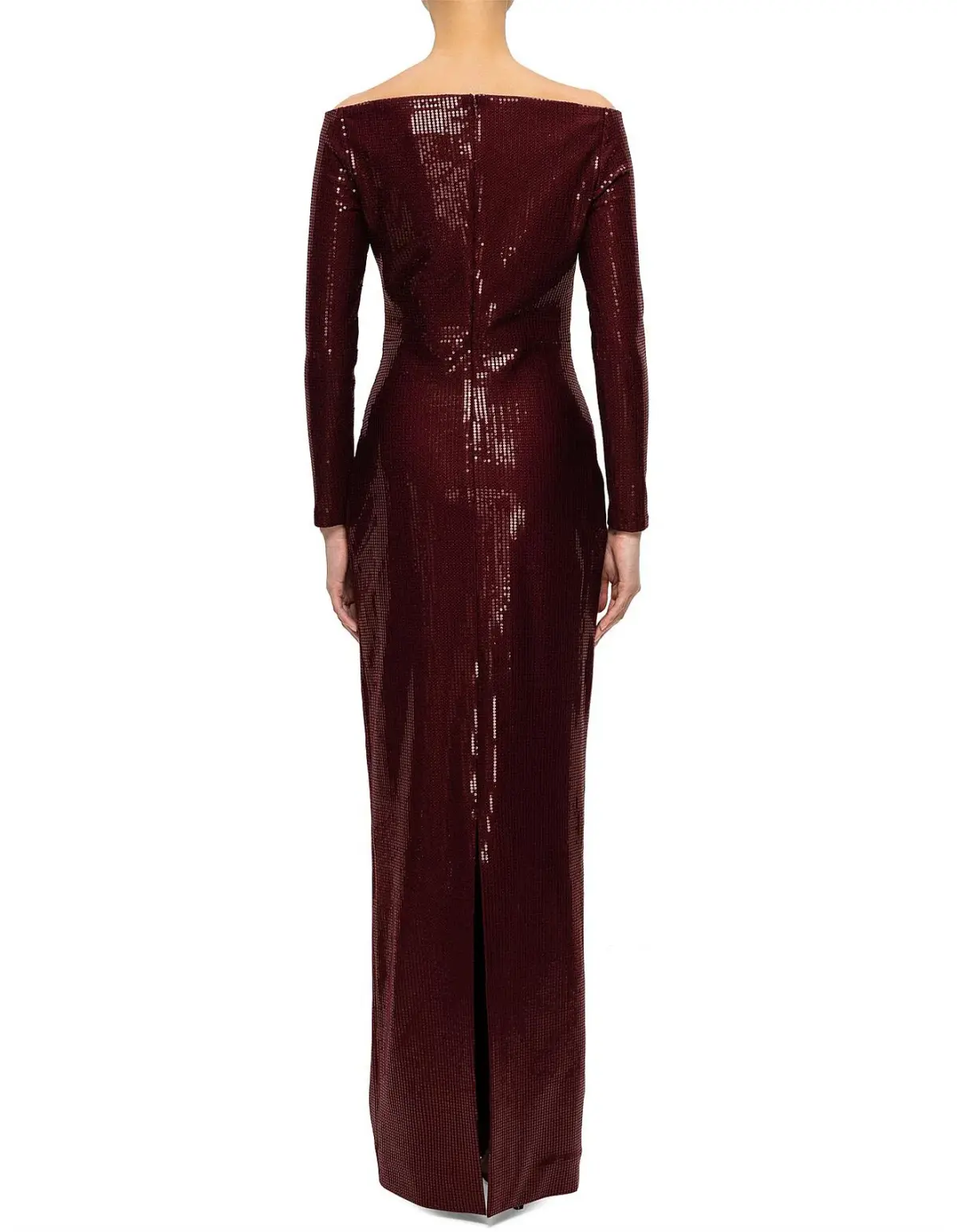 Solace London Ruby Maxi Dress Aubergine Size 16 - Image 3