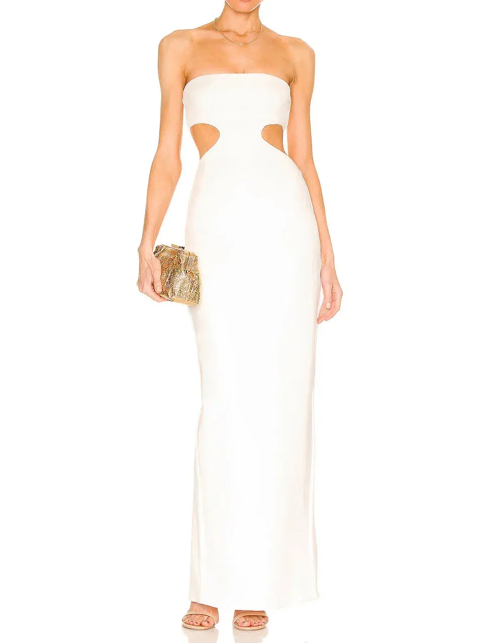 Natalie Rolt Carmen Gown in White Size 3 / Au 12 - Image 1