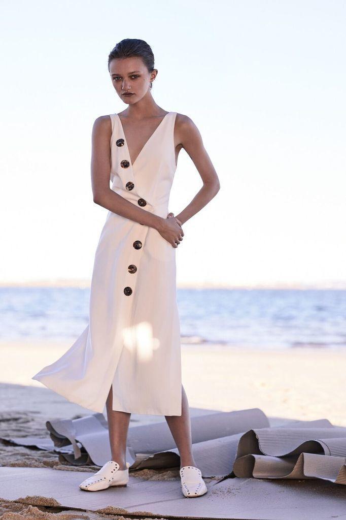 Viktoria and Woods Cardin Dress White Size 8 - Image 3