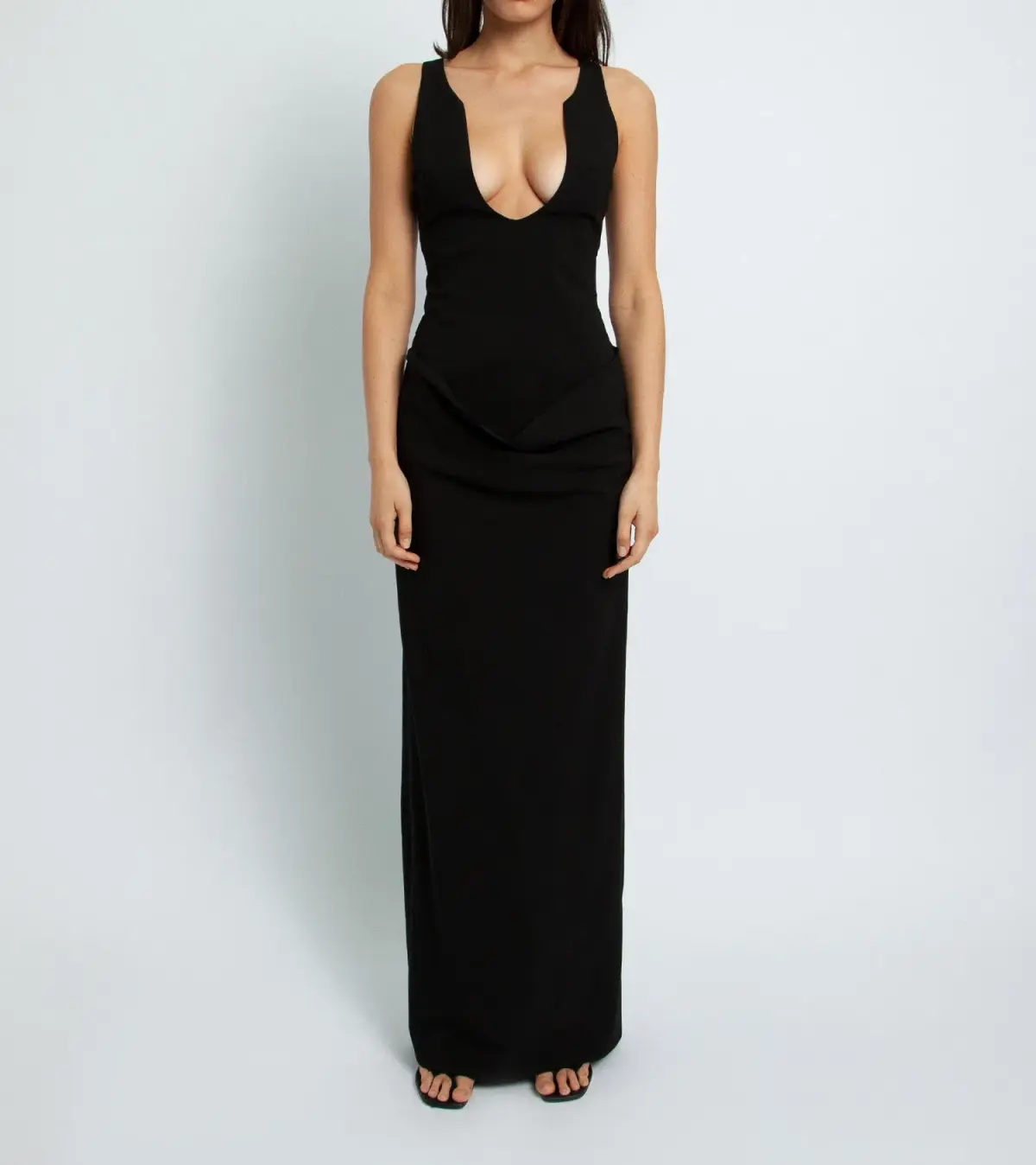 Christopher Esber Arced Column Dress Black Size 6 / XS - Image 1