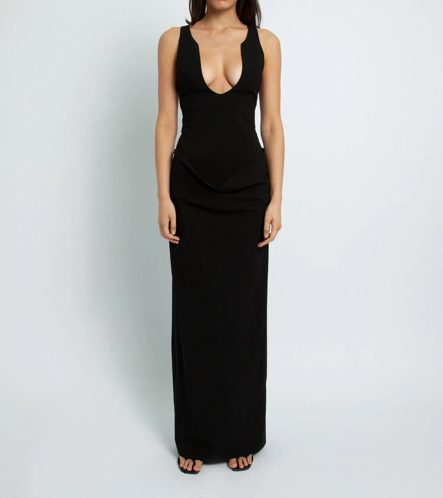 Christopher Esber Arced Column Dress Black Size 6 / XS - Image 1