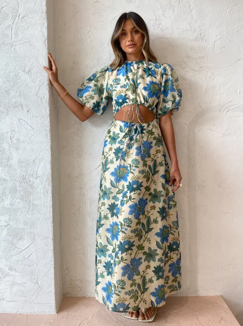 Sir the Label Celia Puff Sleeve Dress Floral Size 1 / Au 8 - Image 1