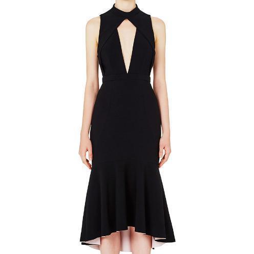 Rebecca Vallance Goldie Deep V Dress - Image 1