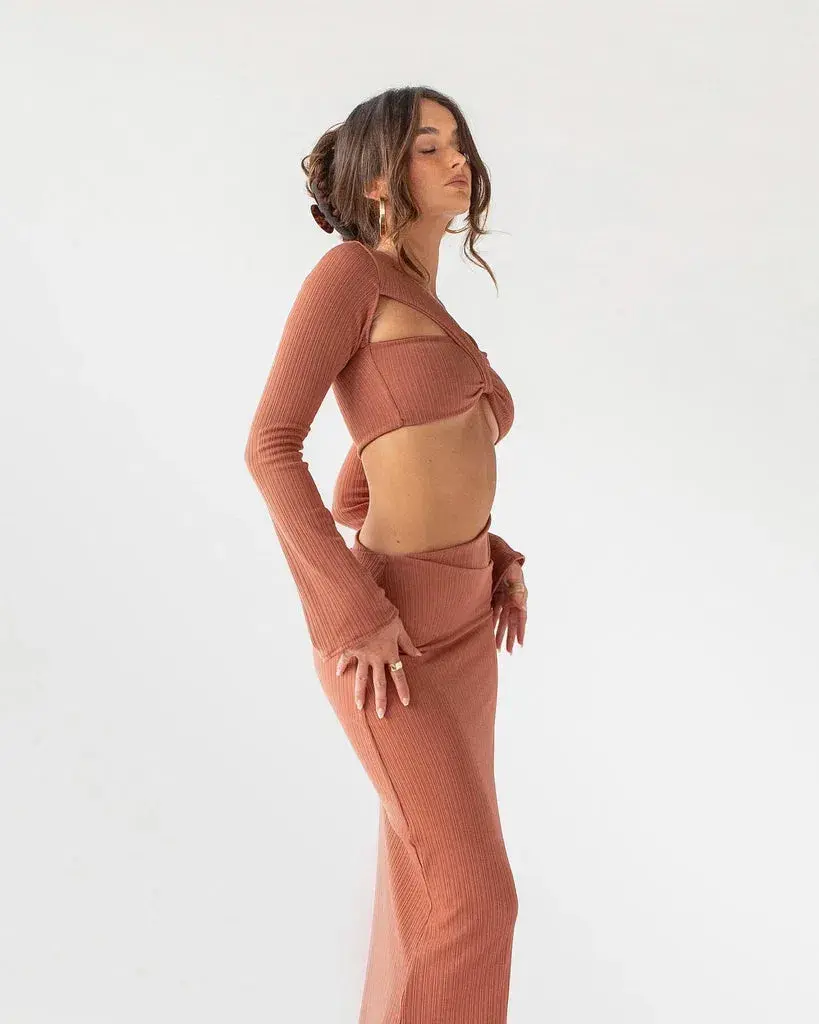 Arcina Ori Ciara Set Brown Size 8  for rent on The Volte - main image