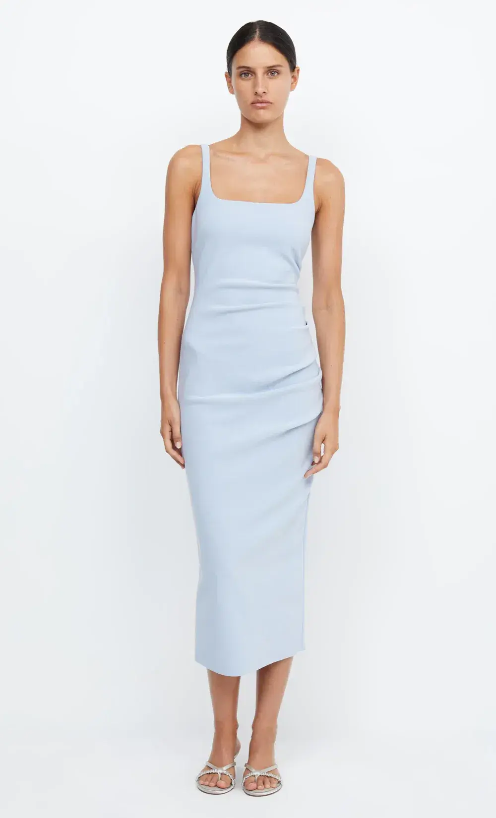 Bec & Bridge Be Mine Square Neck Dress Blue Size 8 - Image 1