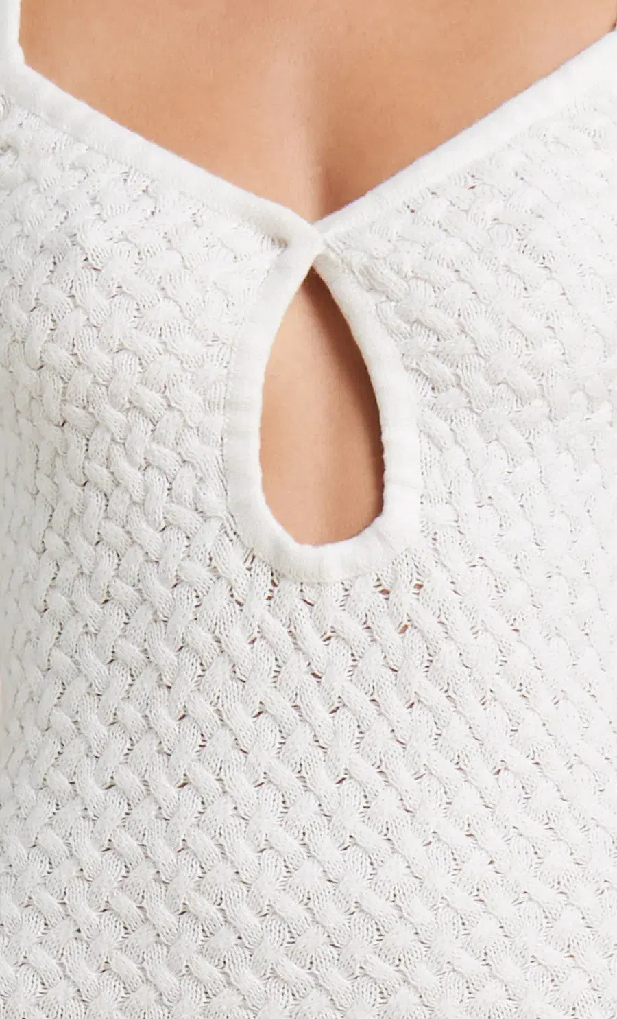 Bec & Bridge Effie Knit Key Maxi Dress Ivory Size 10  - Image 3