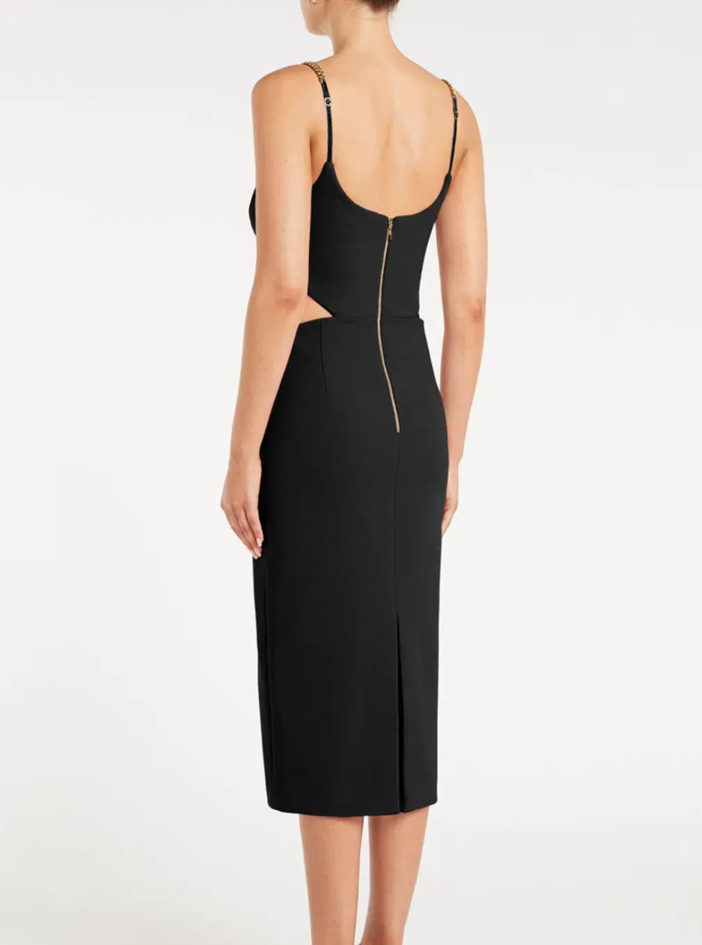 Rebecca Vallance Dulce Amore Midi Dress Black Size 6  - Image 2