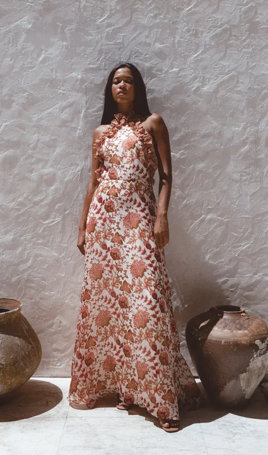 Sonya Moda Ajloun Maxi Gown Print Size 8  - Image 2