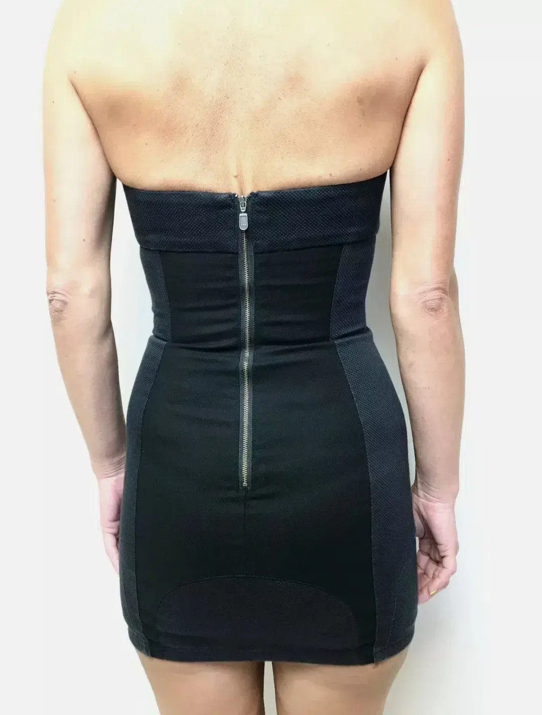 Sass & Bide Underlines Mini Dress Black Size 40 - Image 3