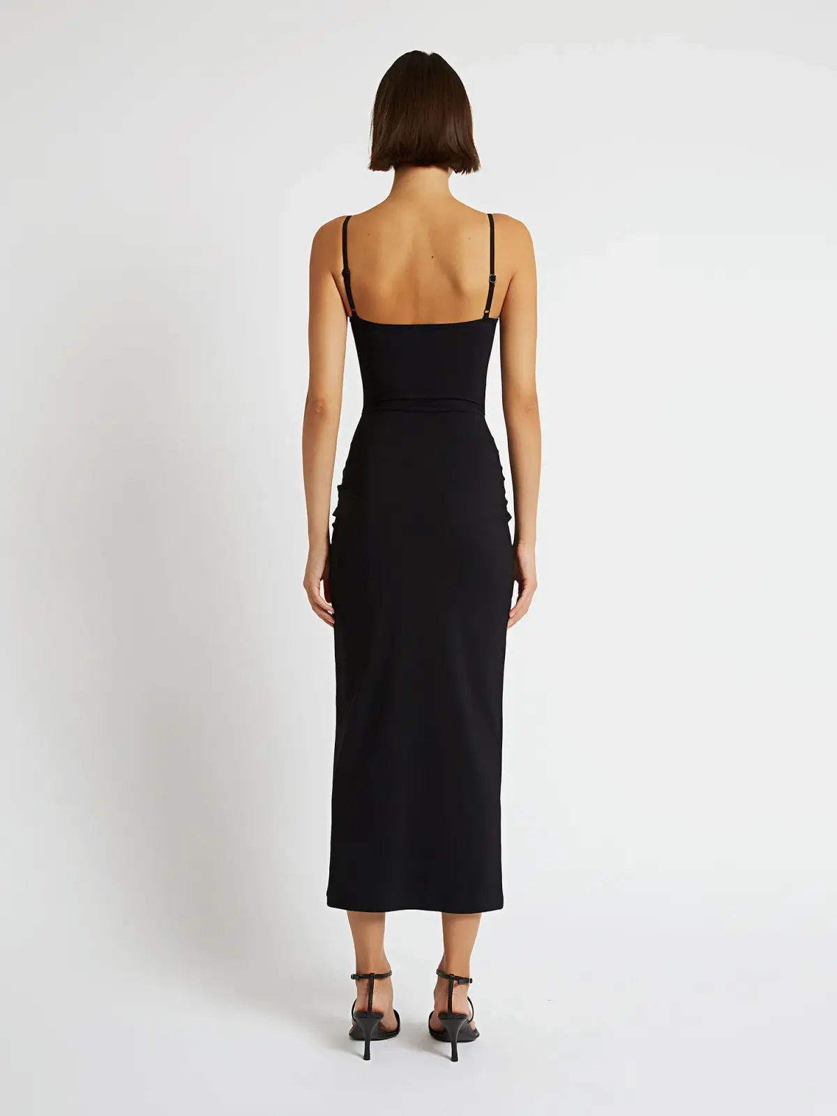 Christopher Esber Pierced Orbit Column Dress Black Size 10 - Image 3