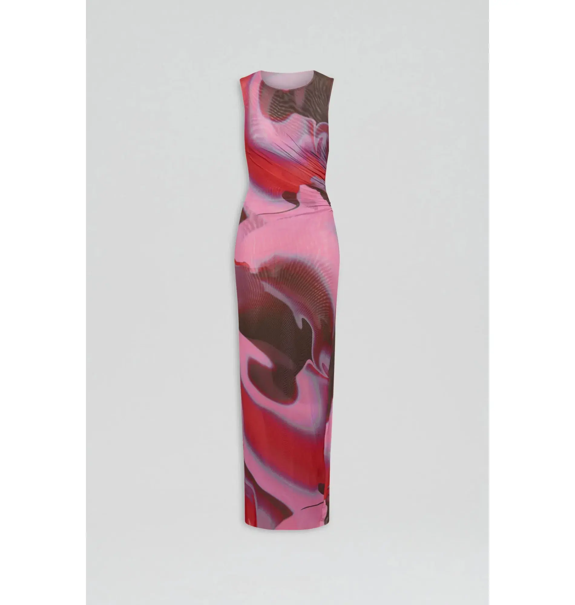 Scanlan Theodore Italian Watercolour Dress in Raspberry Size AU 10 - Image 3