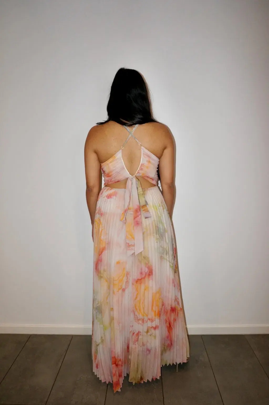 Ministry of Style The Label Sunrise Strap Dress Patterned Size 12 for rent on The Volte - main image