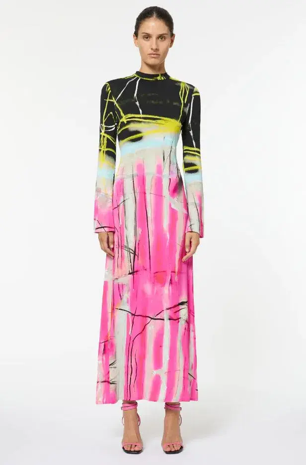 Manning Cartell Queen of Diamonds Multicolored Dress Size AU 6 - Image 1