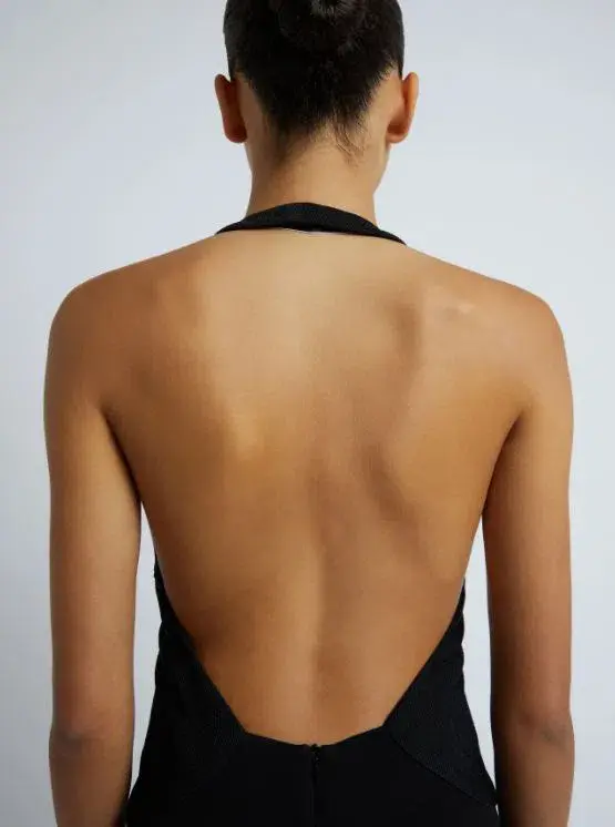 Christopher Esber Tailored Slope Halter Black Dress Size AU 6  - Image 8