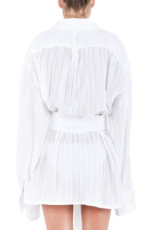 Bamba Swim Titan Shirt Dress White Size AU 10 - Image 2