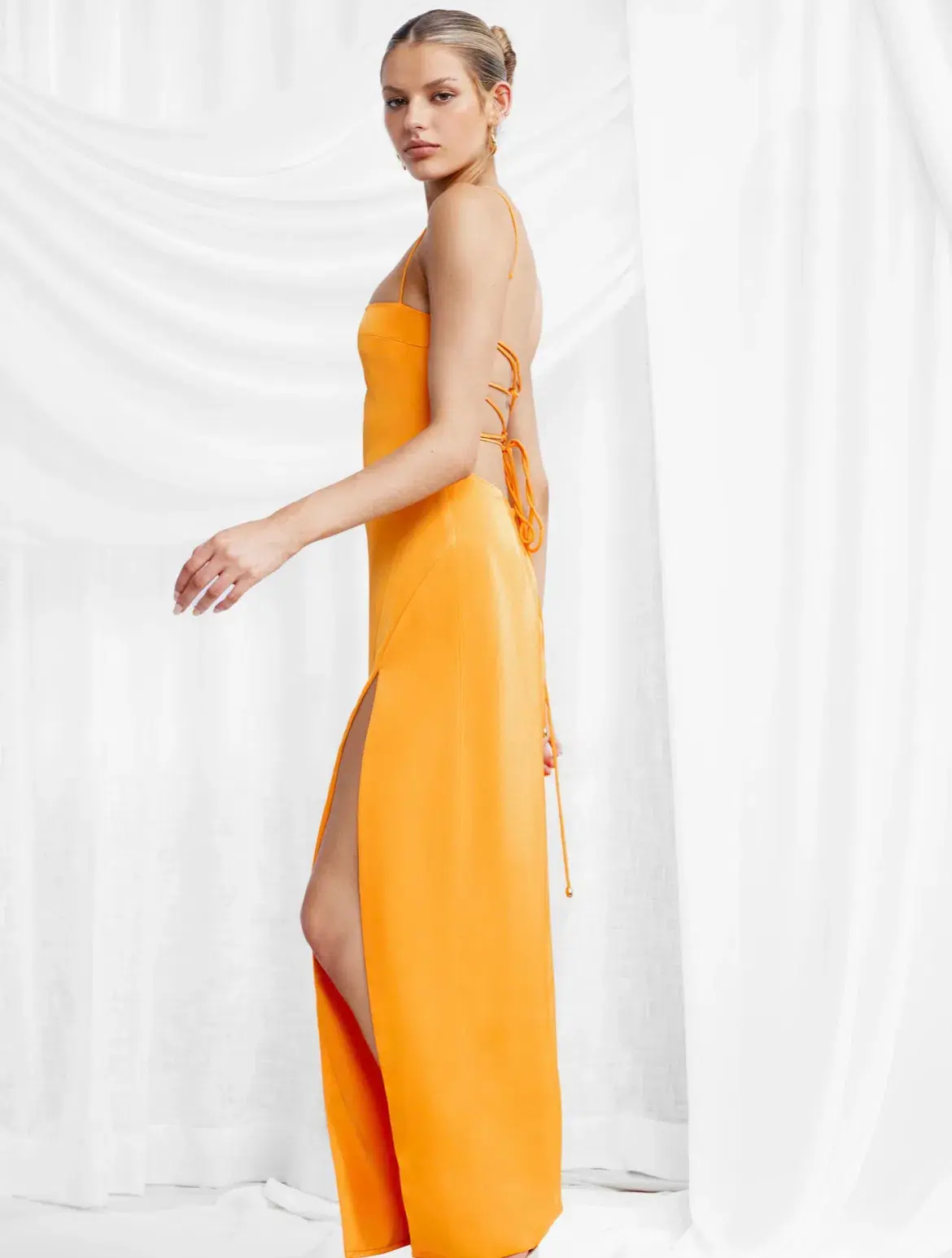 Lexi Orlando Dress Mango Orange Size AU 10 - Image 3