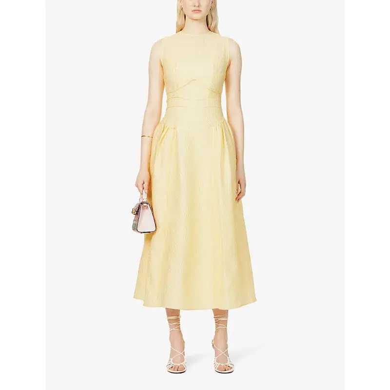 Rachel Gilbert Sophia Dress Yellow Size 3 / AU 12 - Image 1