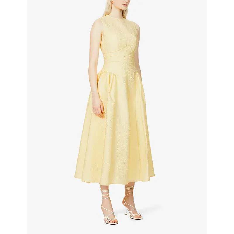 Rachel Gilbert Sophia Dress Yellow Size 3 / AU 12 - Image 2
