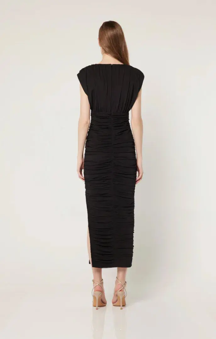 Elliatt Lori Midi Dress Black Size XS / Au 6 - Image 2