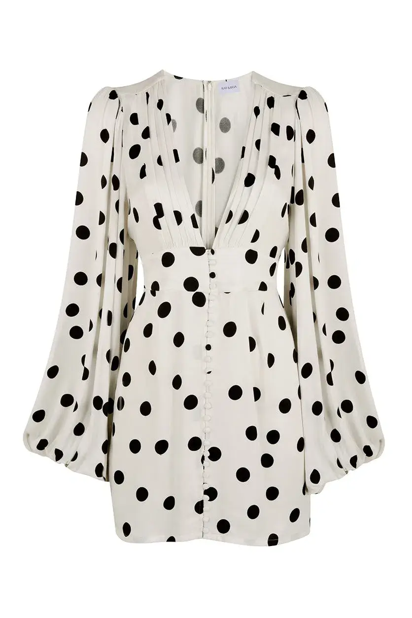 Rat & Boa Perla Mini Dress Print Size XS / Au 6 - Image 3