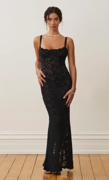 Arcina Ori Margot Maxi Dress Black Size 6 / XS for rent on The Volte - main image