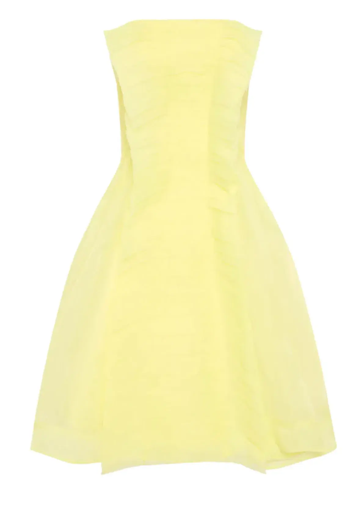 Aje Astrid Strapless Mini Dress Yellow Size 8 / S - Image 4