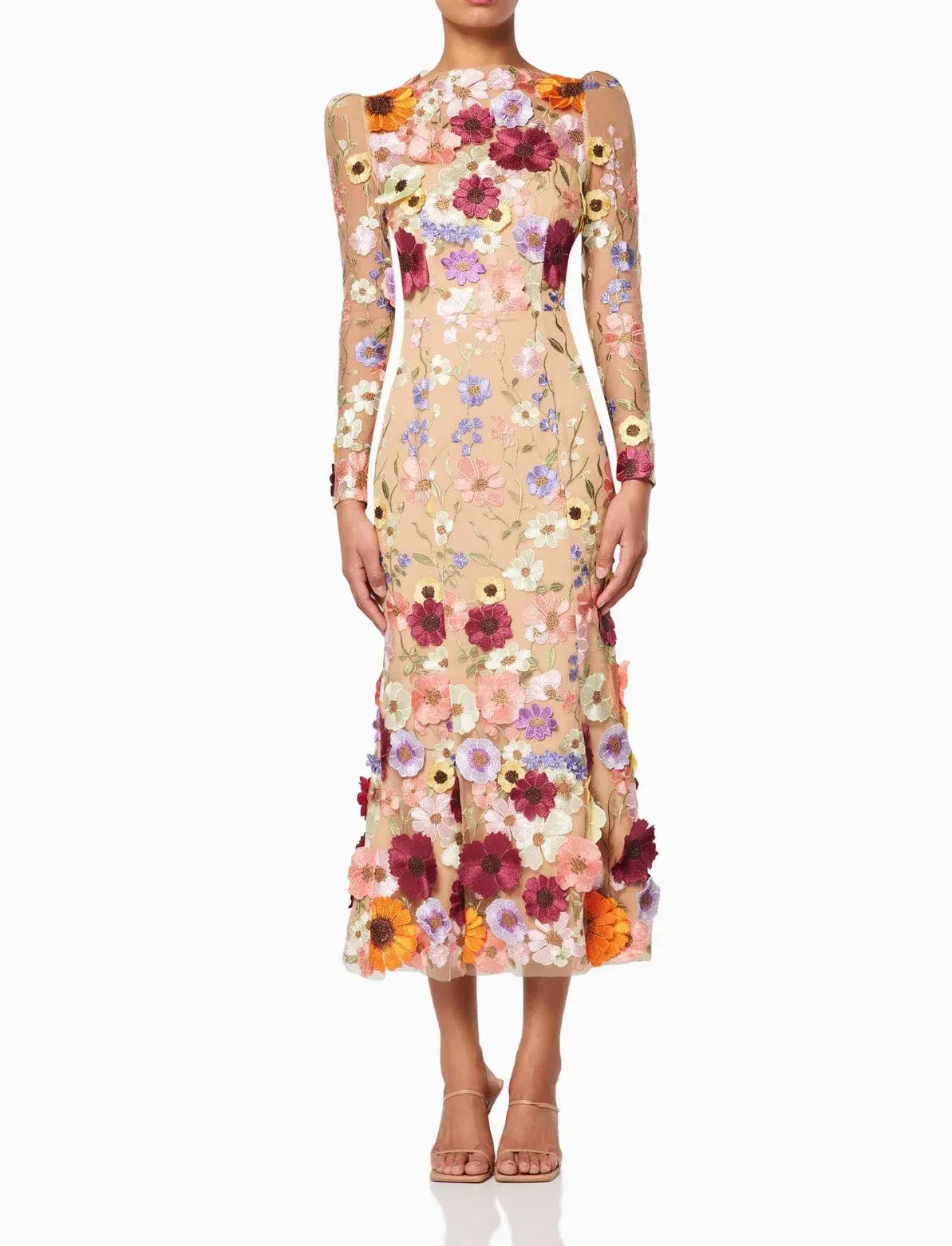 Elliatt Shannon Midi Dress Floral Size L / Au 12 - Image 1