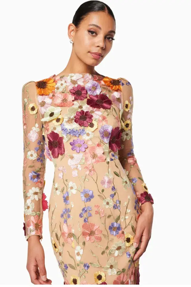 Elliatt Shannon Midi Dress Floral Size S / Au 8 - Image 3