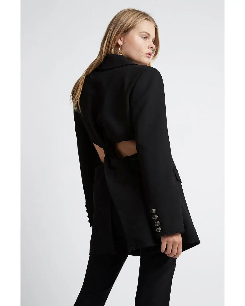 Aje Universal Cutout Blazer Black - Image 2