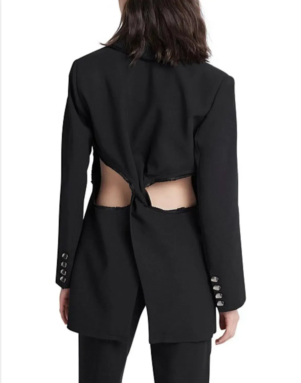 Aje Universal Cutout Blazer Black - Image 6