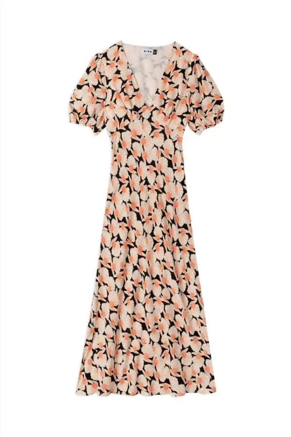 Rixo Poppy Pearl Shell Mono Coral Size S/UK10 - Image 3