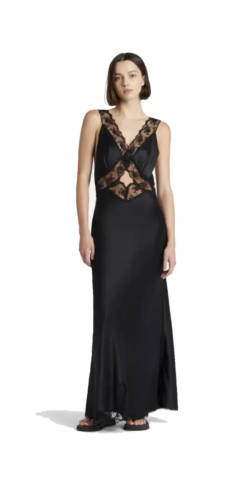 Sir The Label Aries Cut Out Gown Black Size 1 / AU 8 - Image 1