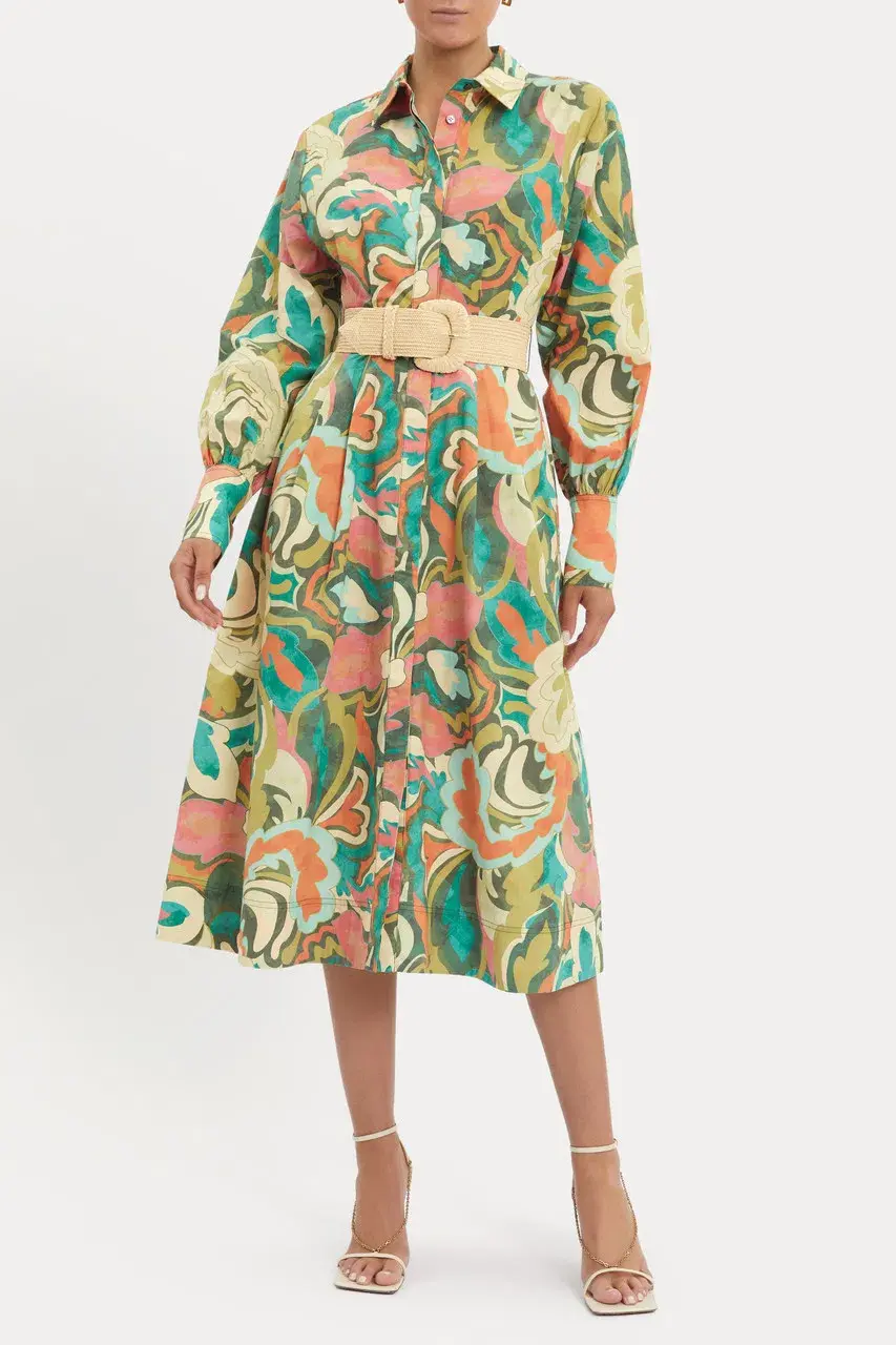 Rebecca Vallance Suspicious Minds Midi Multi Size AU 16 for rent on The Volte - main image