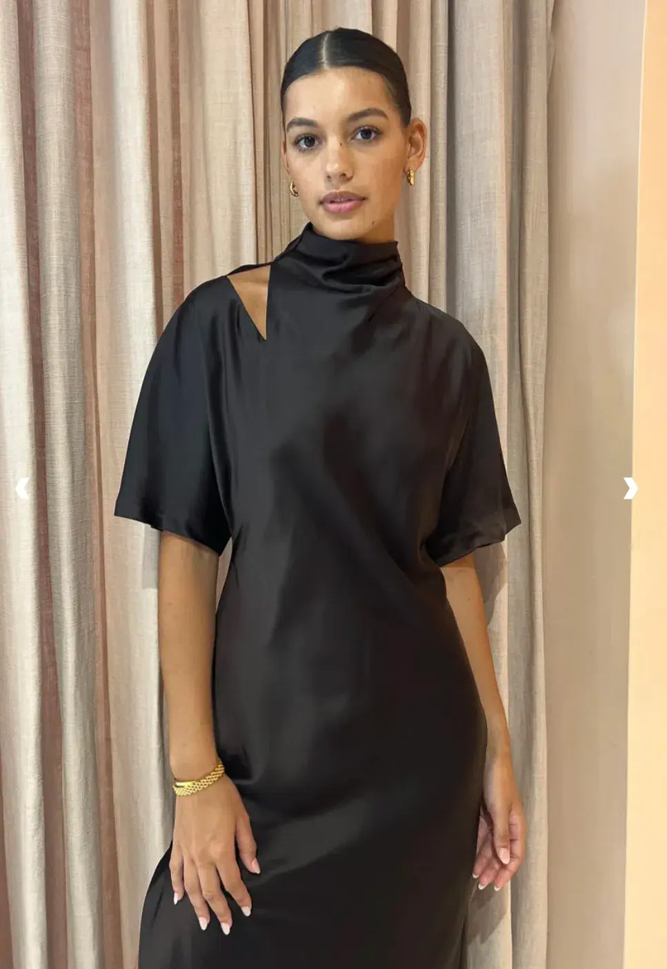 CAMILLA AND MARC Sorrell Maxi Evening Dress in Chocolate Brown Size 8 for rent on The Volte - main image