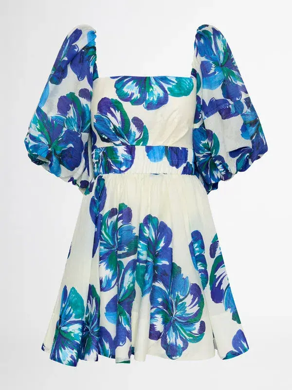 Sheike Hibiscus Mini Dress Floral Size 16 - Image 3