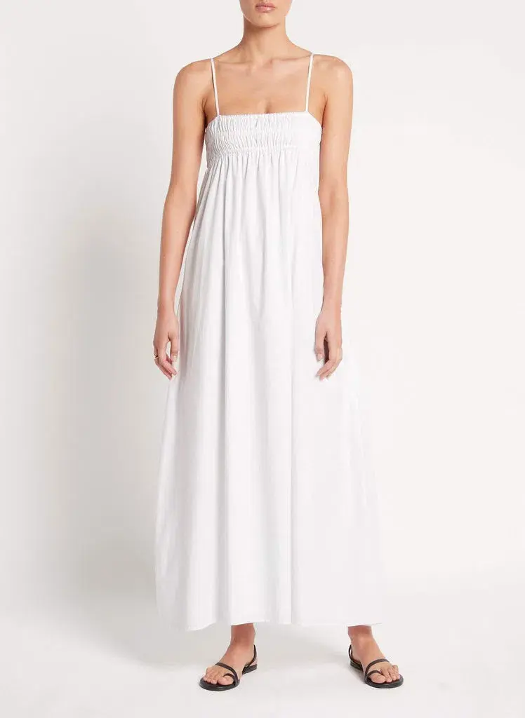 Faithfull the Brand Utica Maxi Dress White Size 8 / S for rent on The Volte - main image