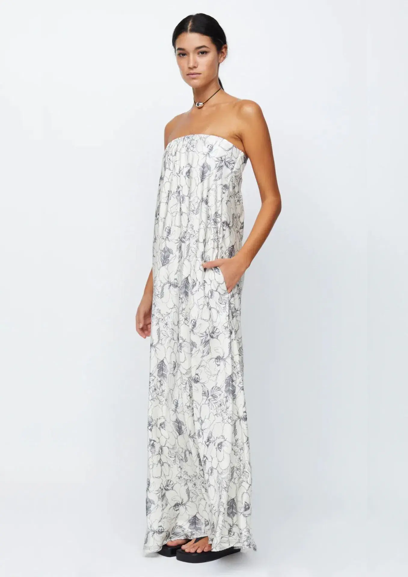 Bec & Bridge Tillie Strapless Maxi Dress Floral Size 14 / XL - Image 1