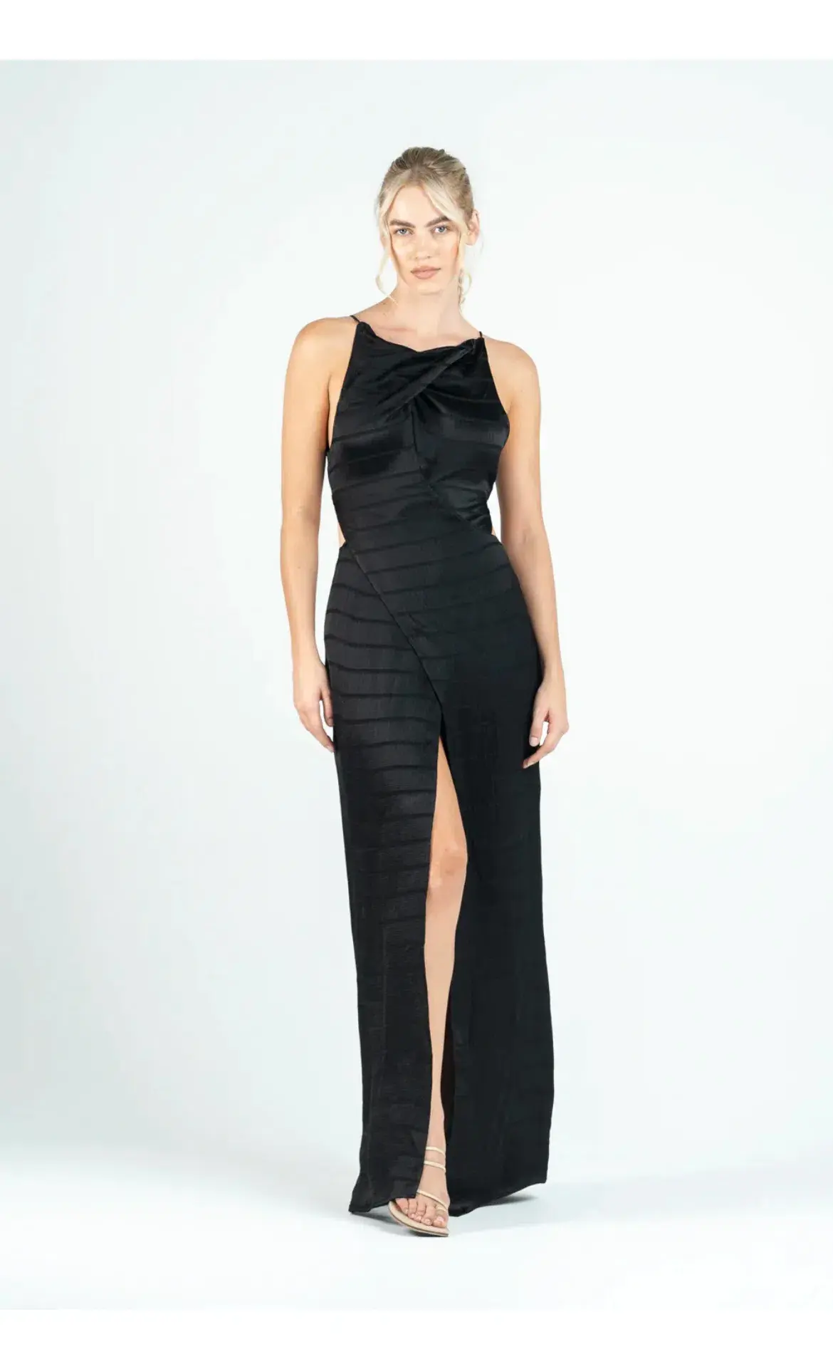 One Fell Swoop Cult Maxi Dress in Raven Size 6 - Image 1