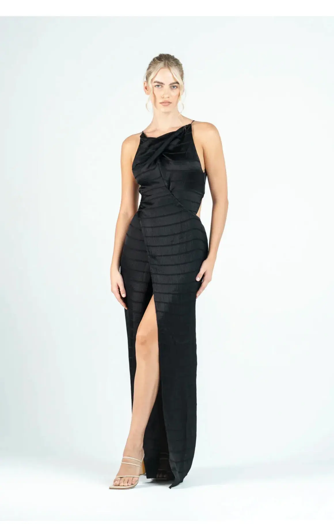 One Fell Swoop Cult Maxi Dress in Raven Size 6 - Image 4