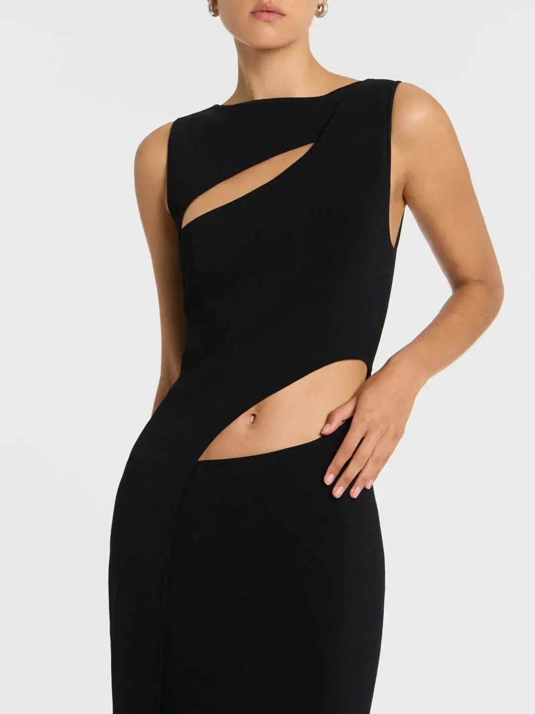 Sir The Label Nadja Dress Black Size 1 / AU 8 for rent on The Volte - main image