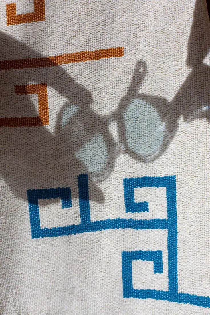 Lucy Folk Eos Beaded Swing Mini Dress with Belt Ecru Cream Size M / AU 10 for rent on The Volte - main image