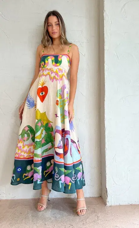 Alemais Seeker Sundress Multi Size AU 14 - Image 1