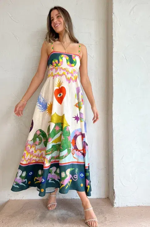 Alemais Seeker Sundress Multi Size AU 14 - Image 2