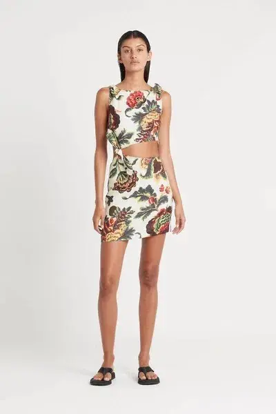 Sir the Label Ambroise Mini Dress Cream Size AU 8 - Image 1