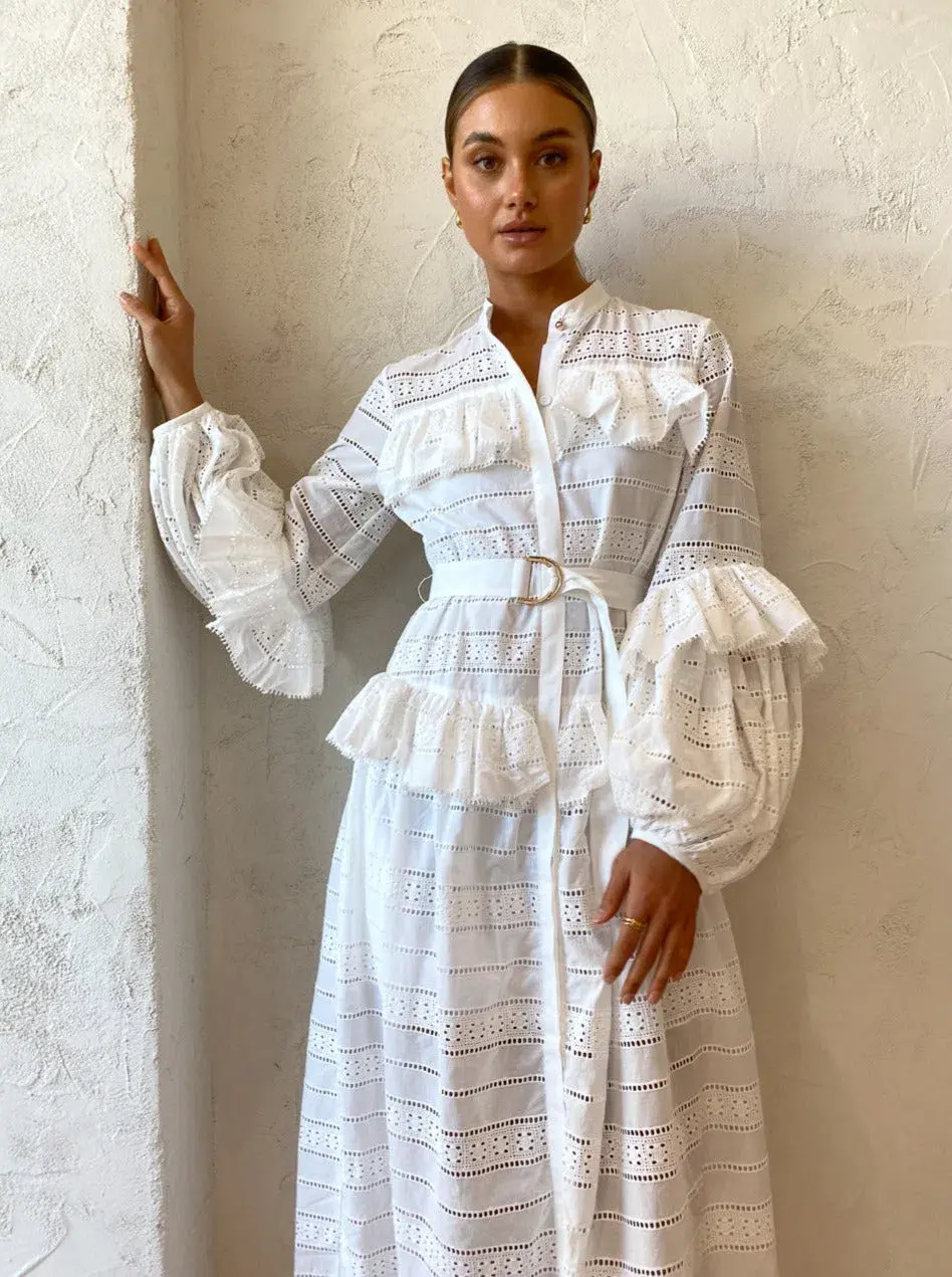 Acler  Valentine Dress Ivory Size 12  - Image 1