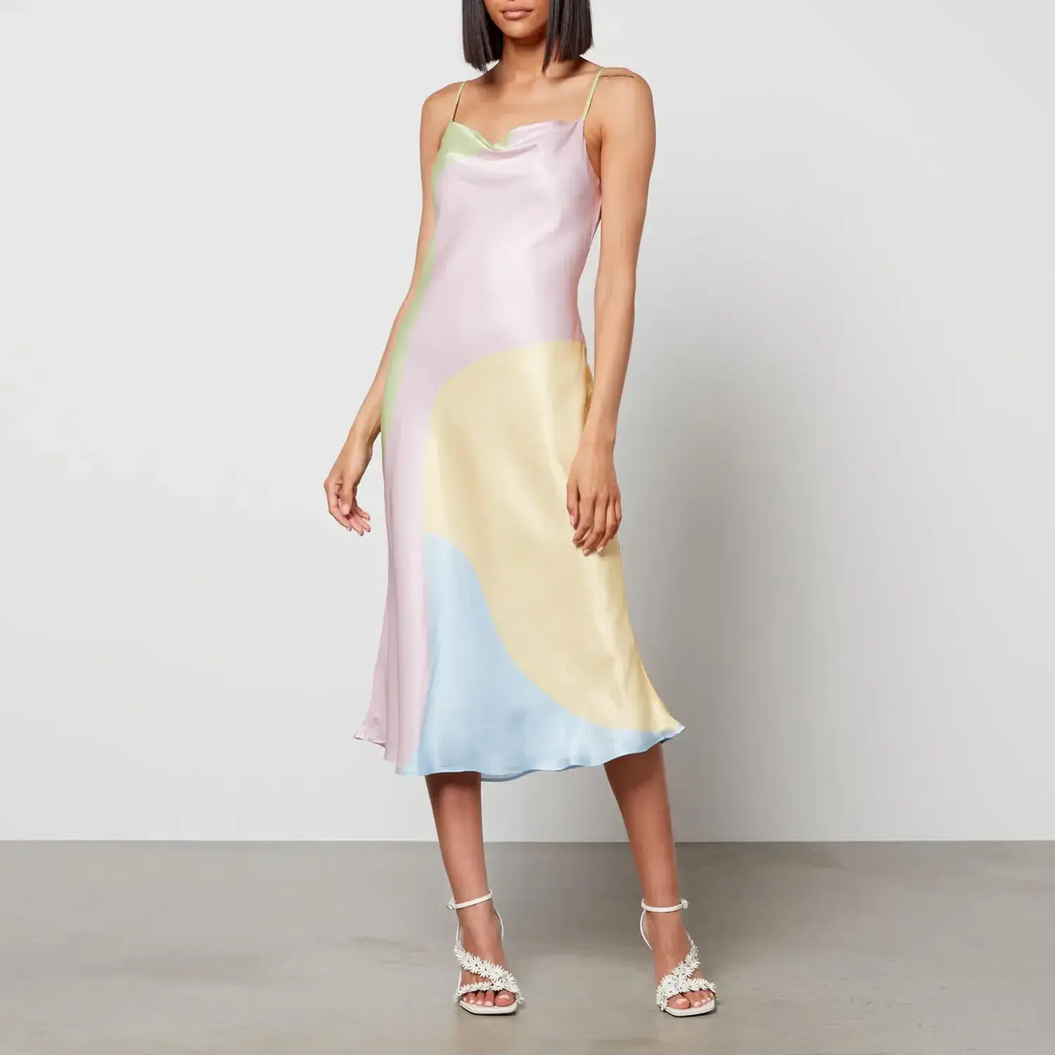 Olivia Rubin Aubrey Midi Dress Multi Size 12 - Image 1