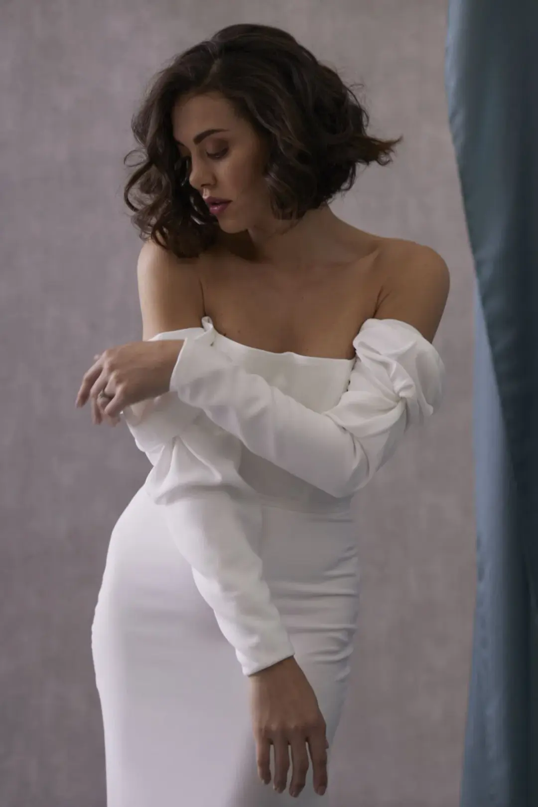 Hera Couture Odette Gown White Size 8 for rent on The Volte - main image