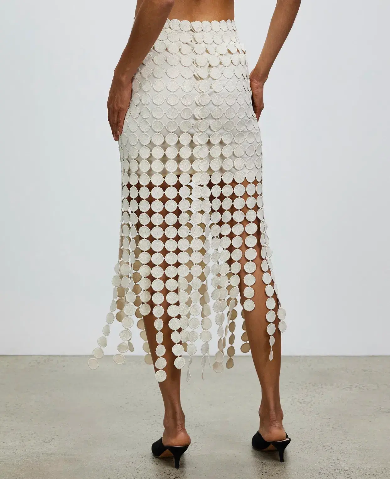 Camilla And Marc Murano Skirt White Size 10 - Image 4