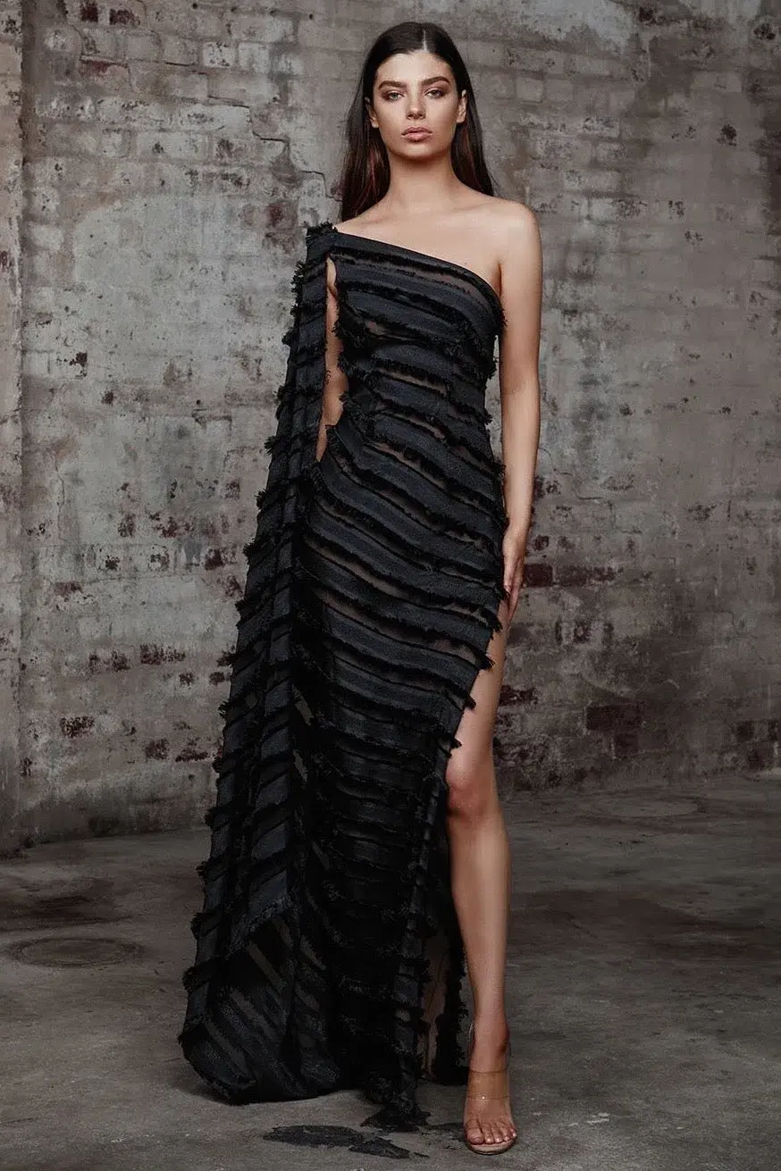 Lexi Bowery Gown Black Size 10 - Image 1